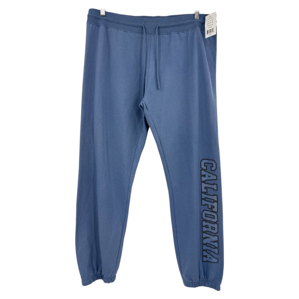 Women's Sweatpants Size XL blue Fleece Lined Modern Lux NEW California